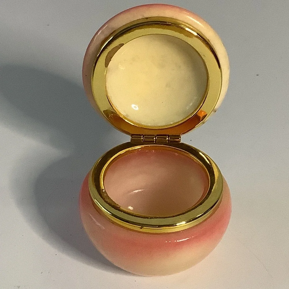 Vintage Italian Alabaster Trinket Box St Peters Square in Rome